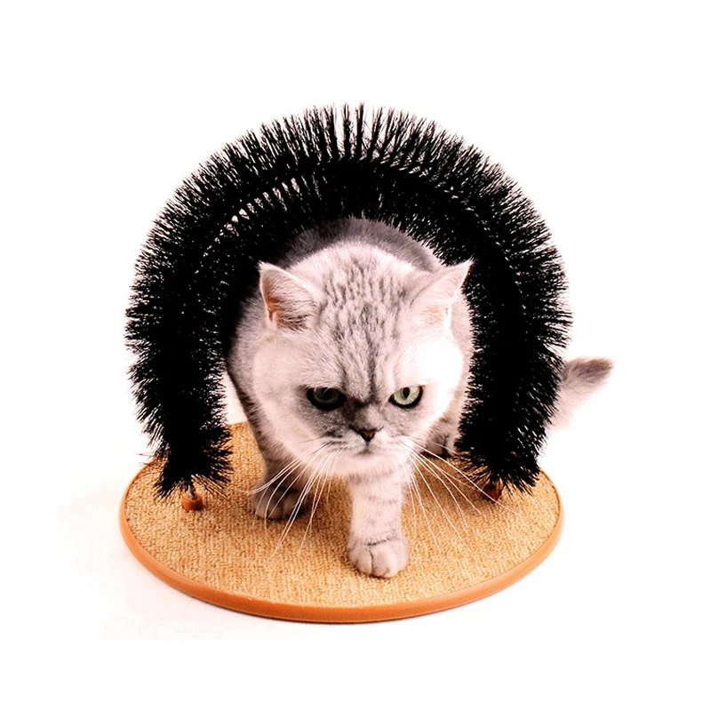Интерактивная кошка котенок игрушки арка самонагружающийся с круглой флисовой