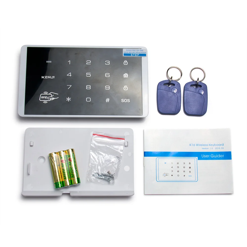  Kerui Wireless Keypad RFID Disarm Alarm System Touch Screen Keyboard For Kerui G18 G19 W1 W2 K7 Hom