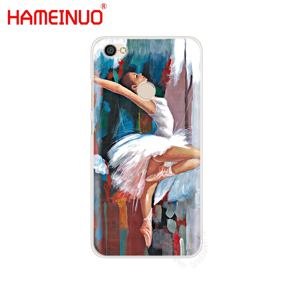 HAMEINUO балетная танцевальная балерина тапочки чехол для телефона Xiaomi redmi 5 4 1 1s 2 3 3s