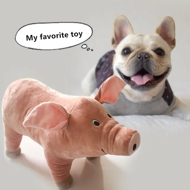 Cute Pig Plush Dog Toy  4