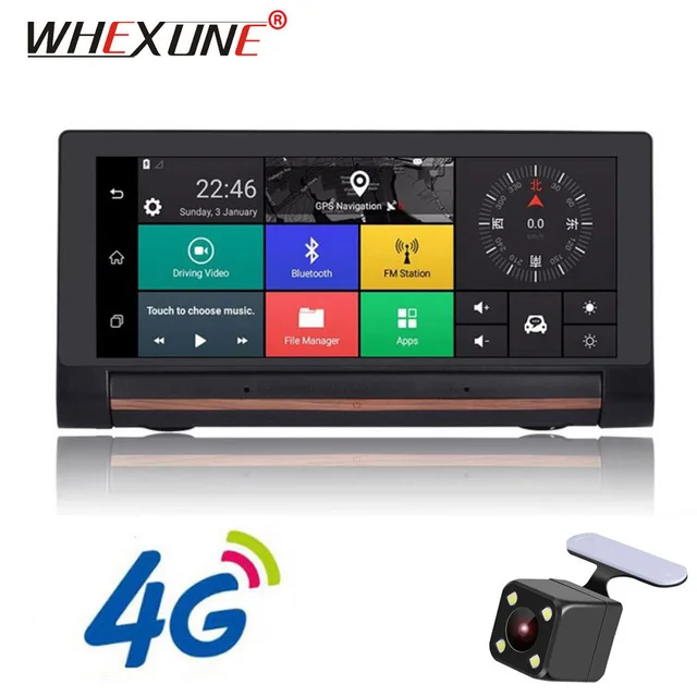Special Price WHEXUNE 6.86" Touch Car DVR 4G Android Full HD 1080P Video Camera Recorder GPS Navigation Bluetooth Handfree automovi Dash cam Special Price WHEXUNE 6.86" Touch Car DVR 4G Android Full HD 1080P Video Camera Recorder GPS Navigation Bluetooth Handfree automovi Dash cam