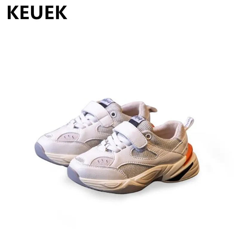 

New Children Sports Shoes Boys Casual School Sneakers Student Girls Breathable Mesh Spring Toddler Baby Kids Shoes 041