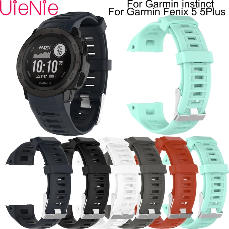 

22mm Sport Silicone Watch Band Strap for Garmin Fenix 5/5 Plus/Forerunner 935/Instinct/Quatix 5 Smart Watch Replacement parts