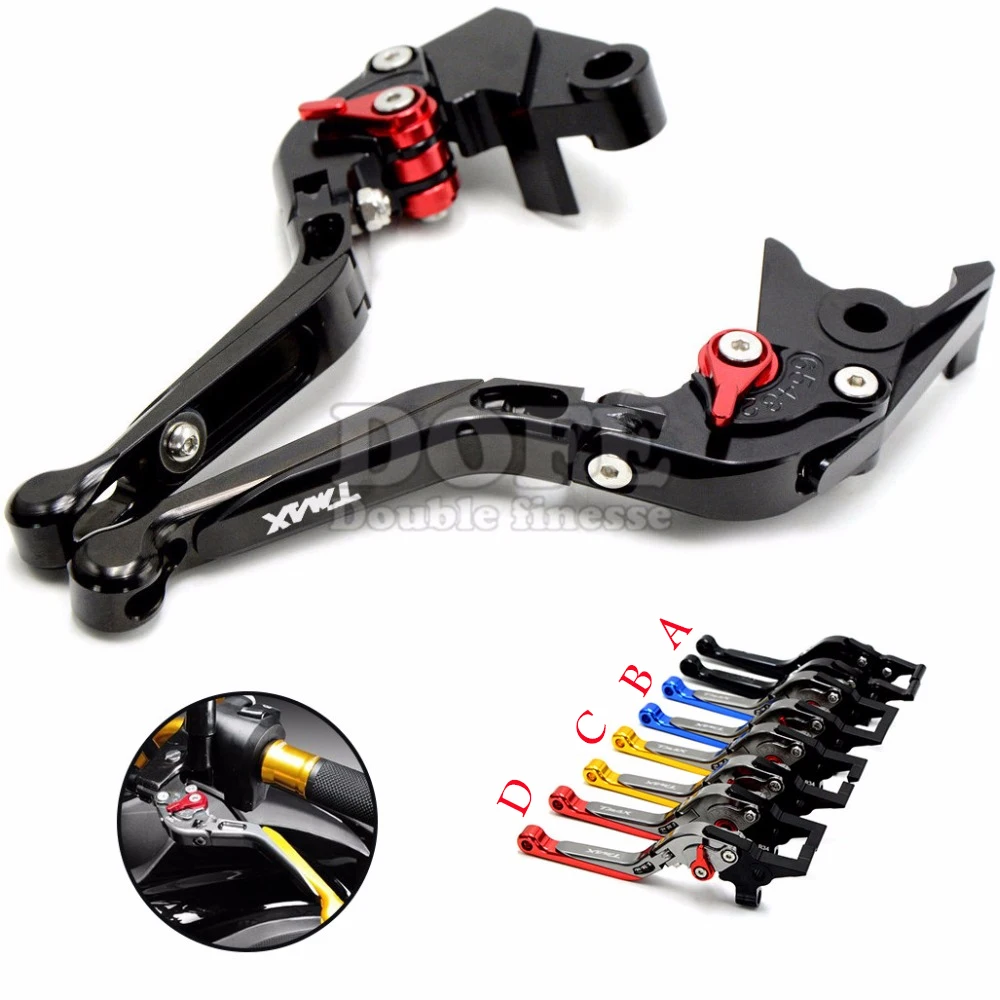 adjustable motorcycle brake clutch levers For Yamaha TMAX530 tmax500 TMAX 530 T-MAX530 T-MAX 530 2008-2011 2012 2013 2014 2016 adjustable motorcycle brake clutch levers for yamaha tmax500 tmax 500 t max500 t max 500 xp500 2008 2012 2009 2010 2011