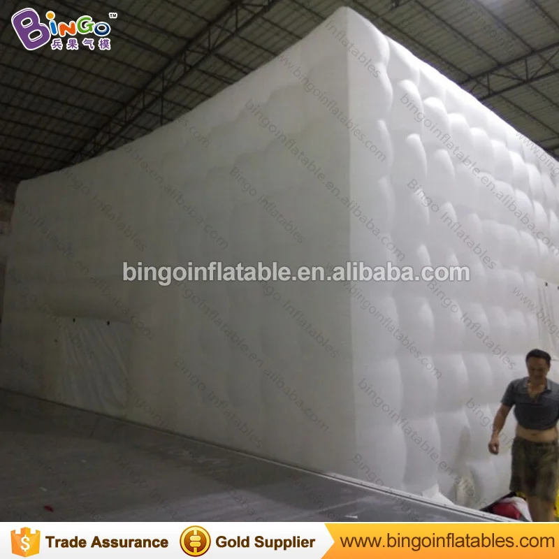  Free shipping 20M inflatable giant party tent high quality inflatable cube promotional tent for bea