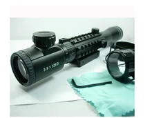 caza Super 3-9X32 Tri Rail Red Green Rangefinder Rifle Scope Militery Use (MR33) hunting scopes