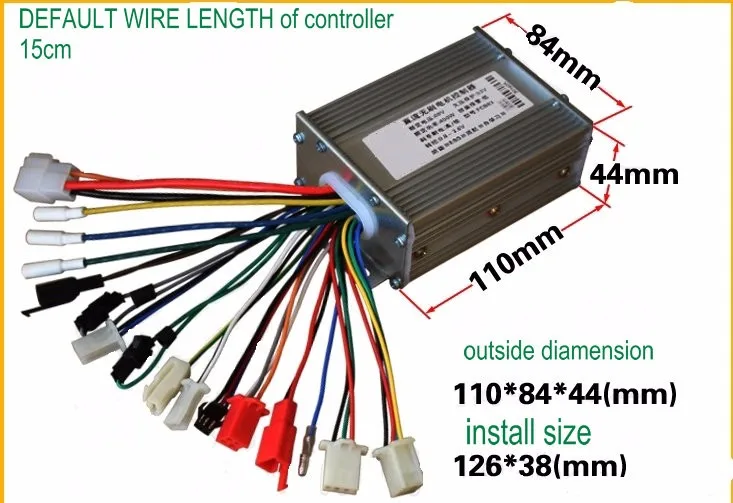 24v36v48v60v72v 400w450w BLDC контроллер двигателя 9mosfet двойной режим с EBS тормоз Электрический велосипед Скутер MTB трехколесный велосипед ATV запчасти