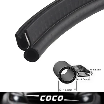 

06# Rubber Edge Trim Seal Noise Insulation noise dampening Dust Resistance Van Boat Truck Caravan Door Bonnet Boot
