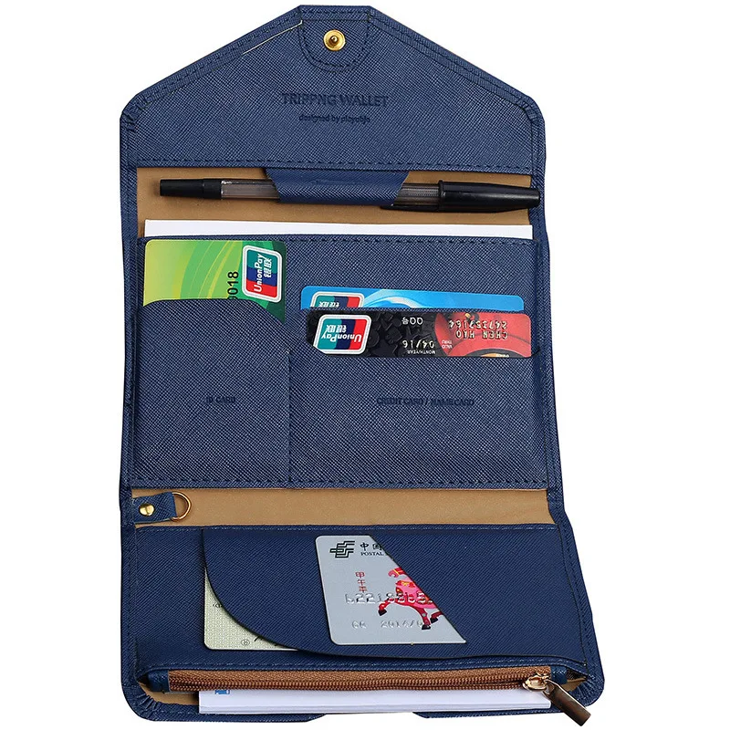 2016 New Arrive Korean Style Passport Wallet Multifunction Credit Card Package ID Holder Travel Clutch Bag for women and men