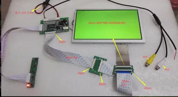

VGA 2AV 60PIN TTL Controller Board Module Monitor Kit HSD080IDW1 C00 c01