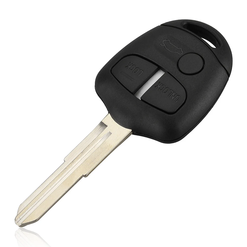 

3 Buttons Remote Key Shell Case Replacement Protection Cover with Uncut Blade for Mitsubishi Lancer EVO Outlander Colt Mirage