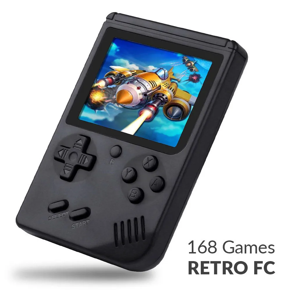 

168 Games MINI Portable Retro Video Console Handheld Game Advance Players Boy 8 Bit Built-in Gameboy 3.0 Inch Color LCD Screen