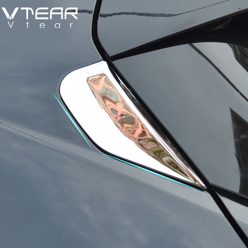

Vtear For Opel Mokka rear Spoiler decoration rear window cover Exterior Chromium Styling car-styling accessory products 13-15