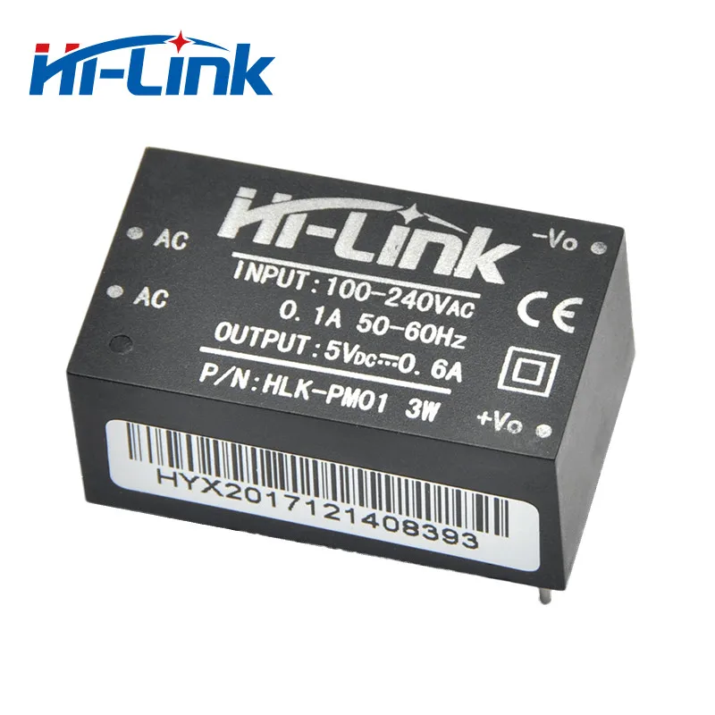 Низкая стоимость Hi-Link ac dc 5 в 3 Вт мини модуль питания 220 В изолированный Переключатель режим питания модуль питания HLK-PM01