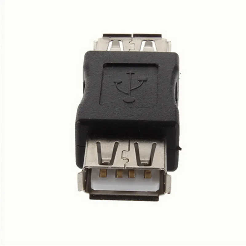 

AT Coupler Adapter Connector F/F USB 2.0 Type A Female to Famale 5pcs/lot NEW Converter HIgh quality