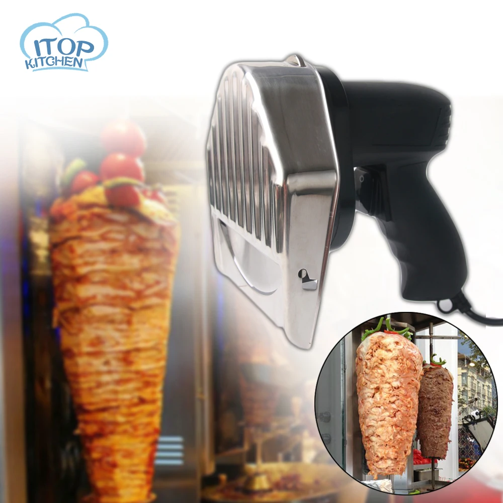 ITOP Electric Kebab Slicer Shawarma Doner Gyros Meat Slicer EU/UL/UK