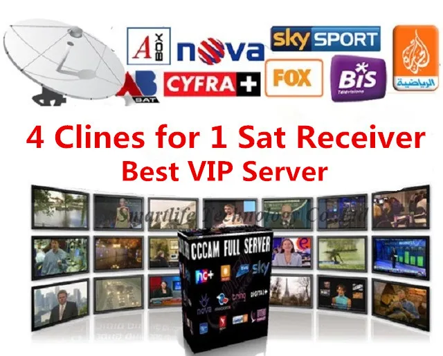 Baratos Oscam Alemania Cccam Cline VIP Servers Para Alemania sat decodificador receptor 1 año