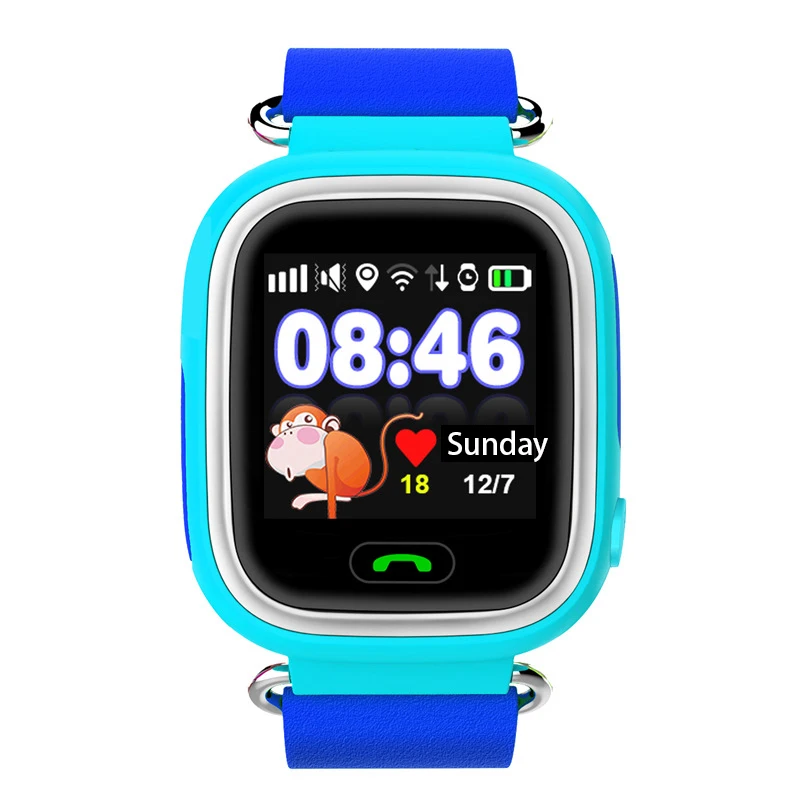  SOS GPS Smart uhr Q720 smart baby kinder telefon uhr Touch Screen GPS WIFI Positionierung Location 