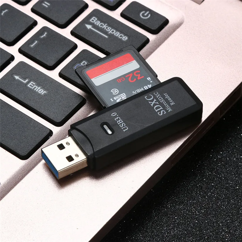 HIPERDEAL Универсальный кард-ридер Ультра высокоскоростной 2 в 1 USB 3,0 кард-ридер флэш-адаптер микро-sd SDXC# 6D