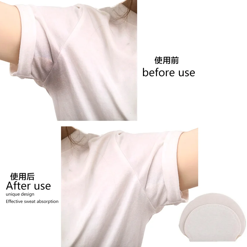 40Pcs Summer Armpit Sweat Pads Underarm Deodorants Stickers Absorbing