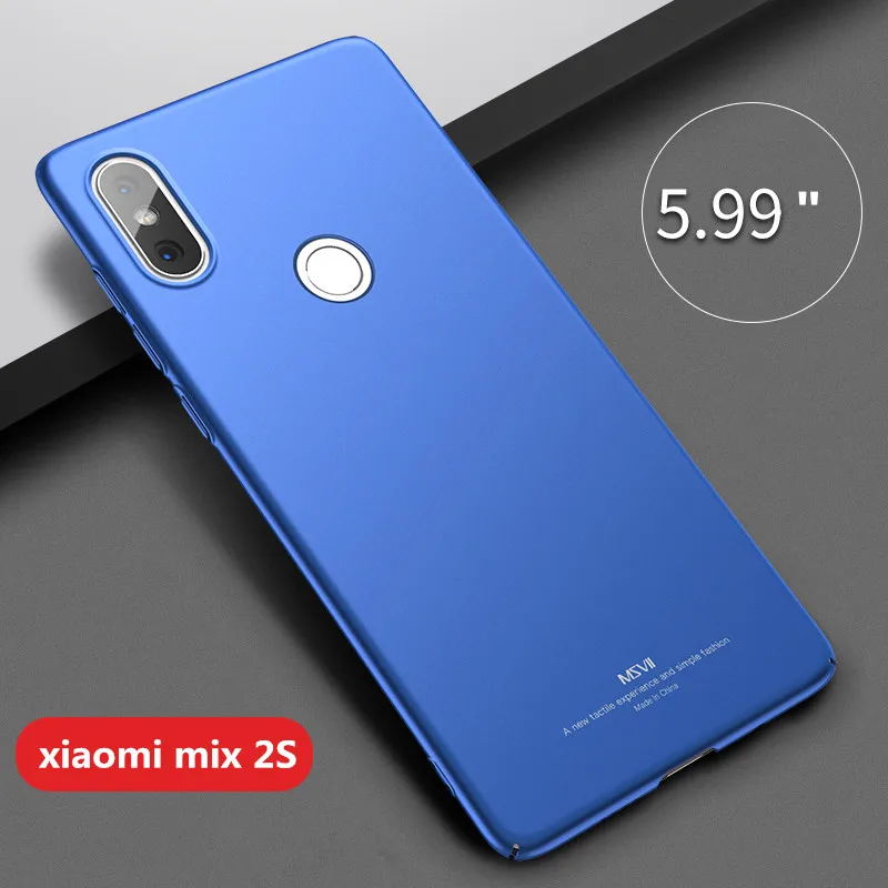 Чехол для Xiaomi mi Mix 2 S Чехол Бренд Msvii coque для xiomi mi Max 2 S Чехол тонкий жесткий PC задняя крышка для xao mi x2 чехол для телефона