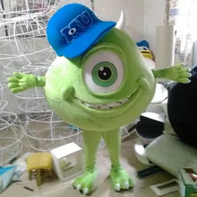 High quality adult monsters university mascot costume mike monsters university sully mike mascot mascot costume free shipping