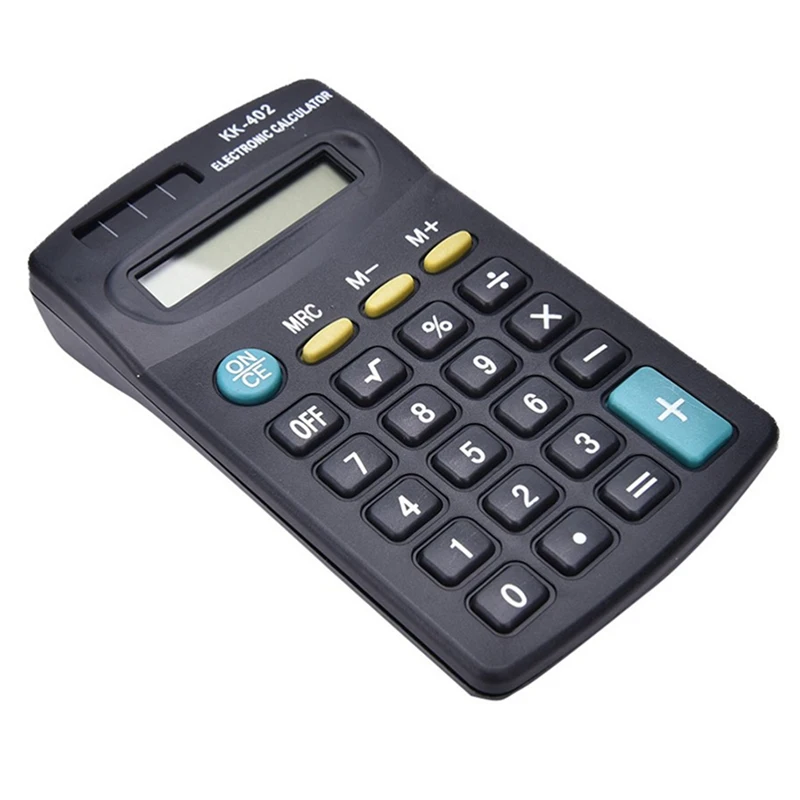 Универсальный черный цифровой калькулятор для офиса, работы, студентов, канцелярские принадлежности, школьные принадлежности, инструмент для обучения студентов - Цвет: Черный
