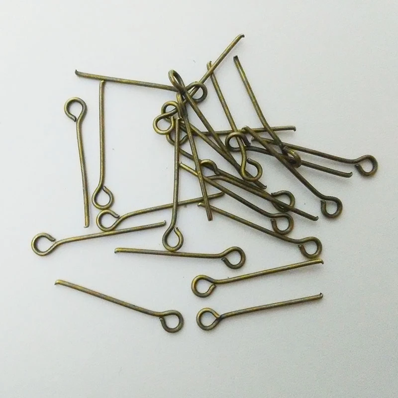 DIY Stainless Steel Pearls Jewelry Findings Eye Head Pins 9-pins Earring Making