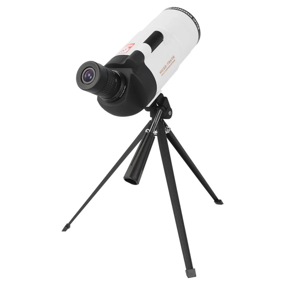 Spotting Scopes for Birdwatching 100mm & 25-75X with Tripod Phone Adapter Waterproof Shockproof Fogproof BAK4 FMC Monocular Telescope Dark Green Spotting Scopes for Birdwatching 100mm & 25-75X with Tripod Phone Adapter Waterproof Shockproof Fogproof BAK4 FMC Monocular Telescope Dark Green