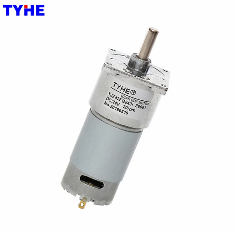 

TJZ42FG Taihe Speed Reducer 42mm Micro DC Speed Reducer 12V24V Rotary Motor for Barbecue Furnace