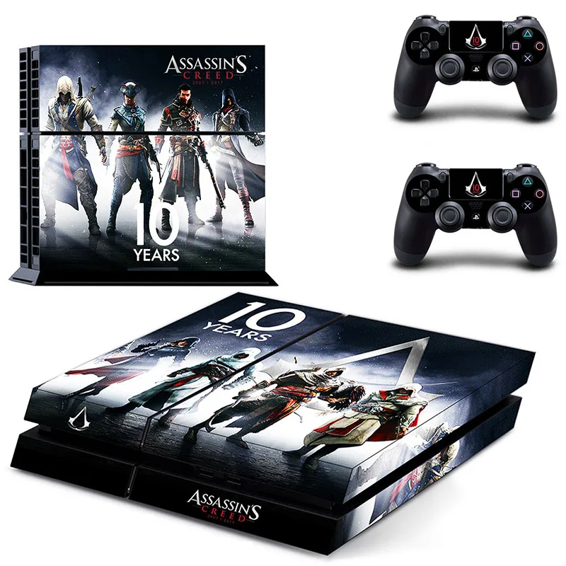 Homereally PS4 Стикеры классический Вашему вниманию Assassin'screed кожи полное покрытие для Sony play station 4 консоли и контроллер кожи PS4 аксессуар