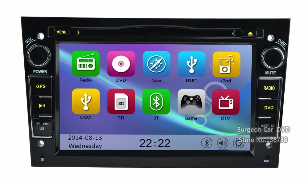 Best Factory Price Car DVD Player for Opel Astra H Combo Corsa Meriva Vivaro Tigra Signum Radio Stereo Iphone GPS Navigation system 26