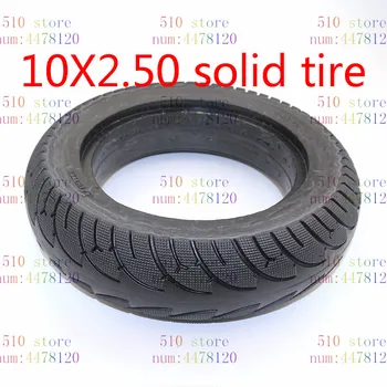 

Electric Scooter Tires 10x2.50 Tubeless Wheel Tyres Solid Tyre Inflation Free 10x2.50 for 8/10 inch Electric Scooter Accessory