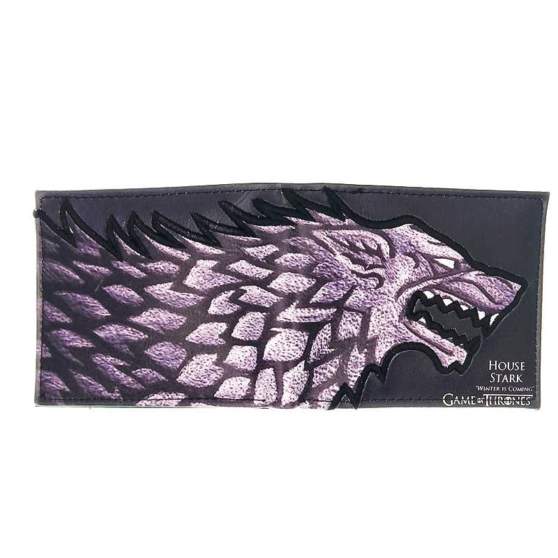 Кошелек из искусственной кожи с логотипом red dragon man кошелек для игр престолов fire