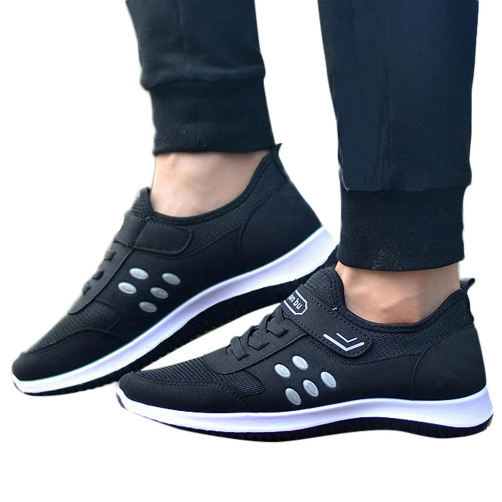 

YOUYEDIAN 2019 fahsion new Men Outdoor Mesh Casual Solid Color Shoes Breathable Shoes Sneakers Mixed Colors Casual,Simple f#G25