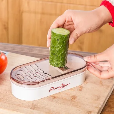 

Cucumber slicer peeler multi-functional kitchen shredder turnings clicer 18.7*8.2*4.5cm Free shipping