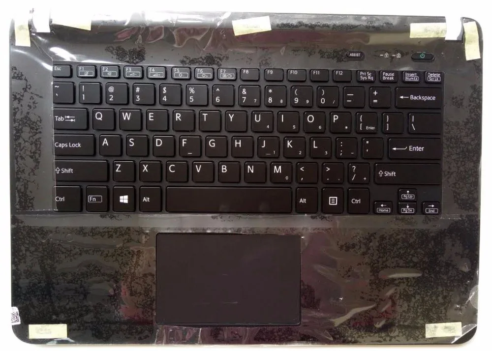 SONY VAIO SVF14 SVF143A1QT FIT14E SVF142A23T US Backlit Keyboard Palmrest Black
