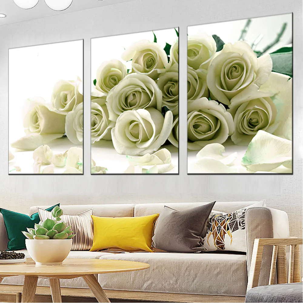 white rose flower painting (1)