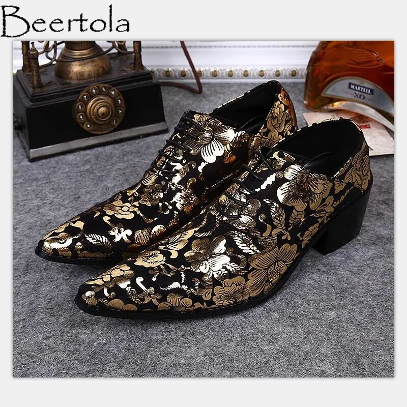 Pointu Main Homme As Cuir Chaussures Hommes Bout La Hauteur Top Picture Casual Picture Qualité Augmenter À 7 Gaufrage Nouvelle Cm Beertola Lacent En Mode as 34L5RjAq
