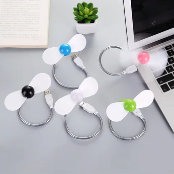 

Candy color Mini USB Fan gadgets Flexible Cool For laptop PC Notebook high quality For Laptop Desktop PC Computer USB cooler