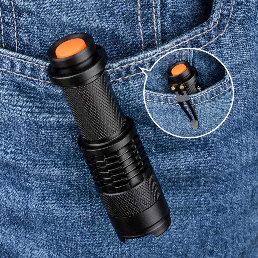 Светодиодный красный/зеленый/белый/UV фонарик SK68 фиолетовый 395nm факел лампы 3