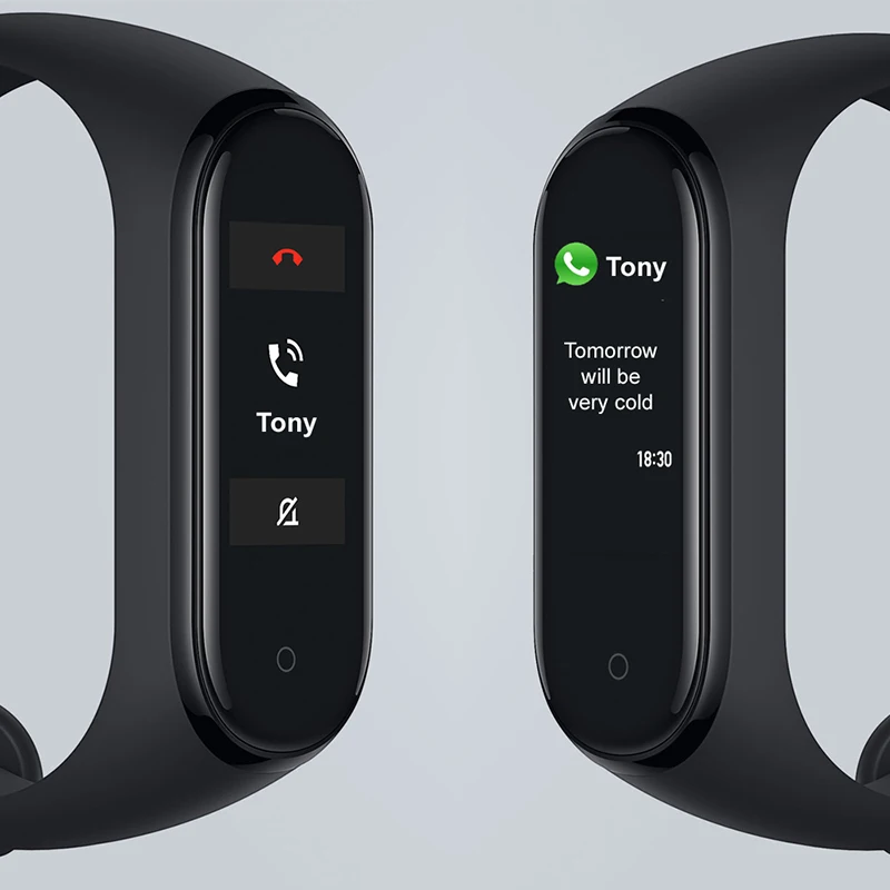 Смарт браслет Xiaomi Mi Band 4 3 цвета AMOLED экран фитнес трекер Bluetooth спортивный