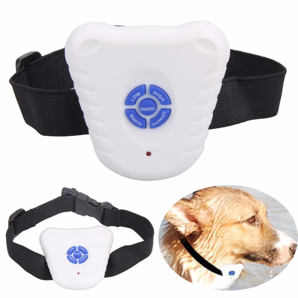 Ultrasonic Dog Anti Bark Collar Barking Training Trainer Control Collar