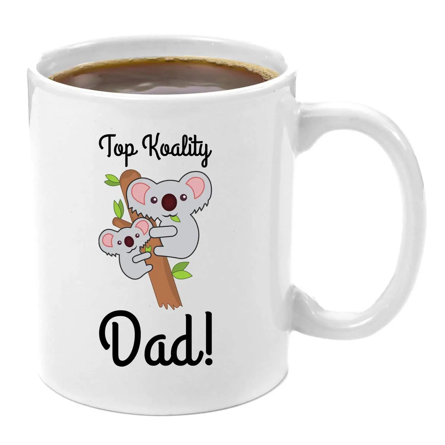 Top Koality Dad Ceramic Mug Coffee Gift Birthday Gifts | Дом и сад