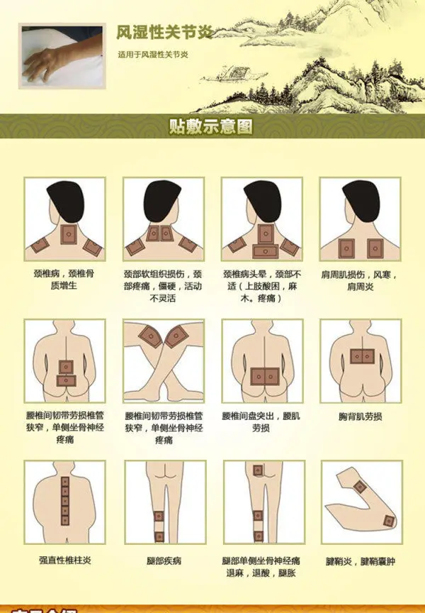 56pcslot Pain Relief Plaster Tiger Chinese Patch Arthritis Relief Medical Neck Muscle Massager Orthopedic Plaster Body Massage-8