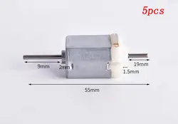 5 шт. Двойные Валы миниатюрный двигатель 130 двигателей 1,5 В-12 В высоких вращательных Скорость 3000 об./мин.-5400 об./мин. для хобби RC модель DIY