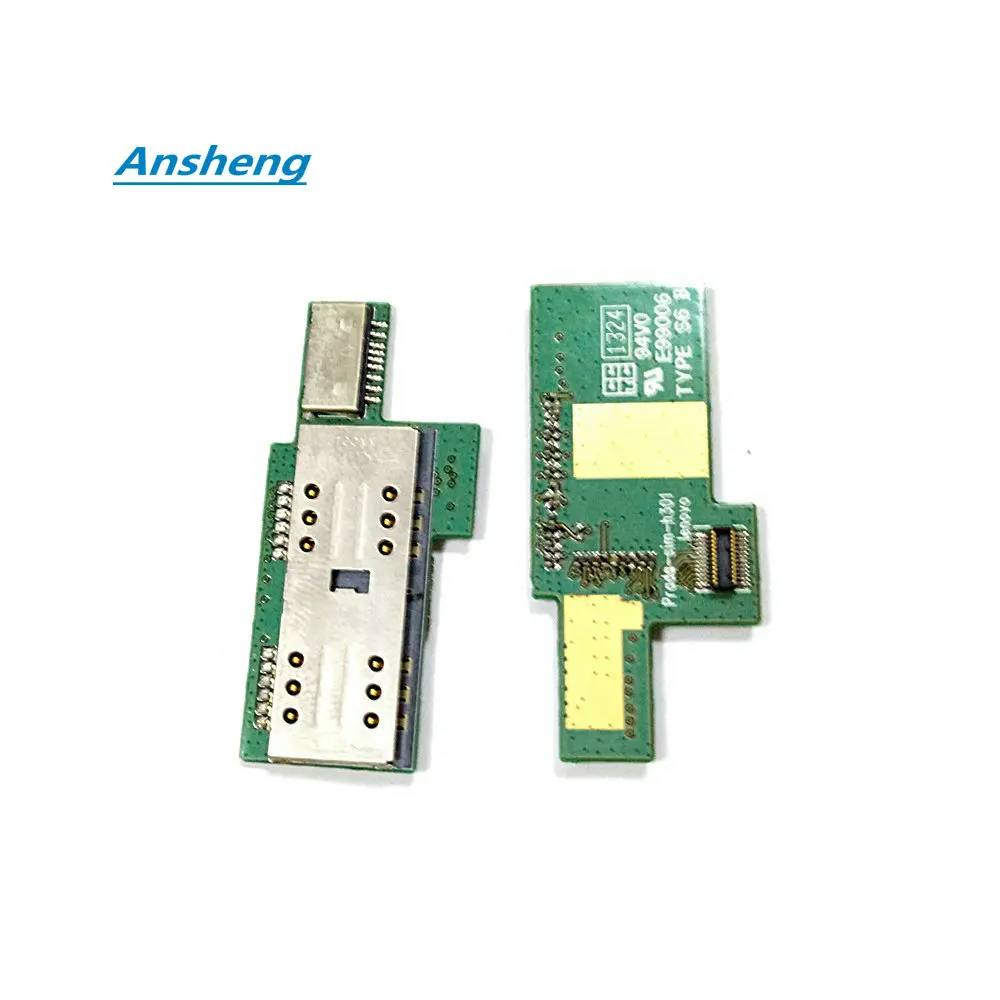 Ansheng Sim Card Reader держатель лотка Слот Разъем гибкий кабель для lenovo P780 сотовый телефон