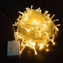 LED String Lights Christmas 10M 100LEDS 220V-110V LED Fairy Lights Waterproof Outdoor Wedding Holiday Decoration Garland Light
