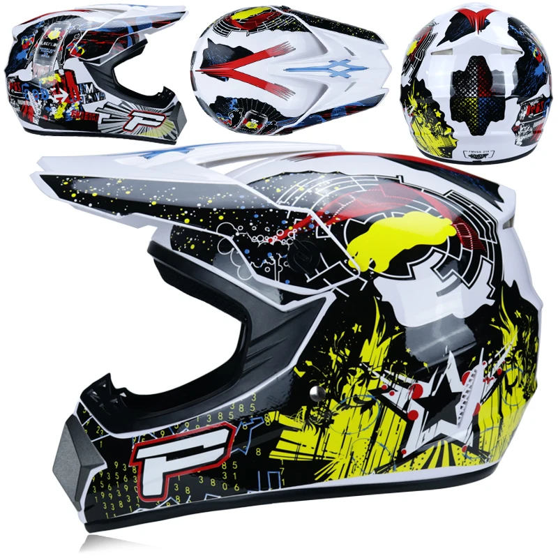 Абсолютно мотоциклетный шлем для мотокросса, шлем для внедорожника, шлем для мотокросса, шлемы для квадроциклов, гоночный шлем, каск, WLT-125 - Цвет: 18