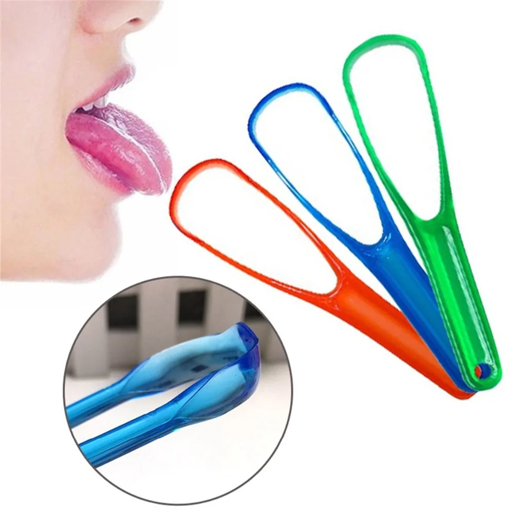 

Bad Breath Coating Cleaner Tongue Scraper Remove Fresh Breath Make Oral Mouth Hygiene Toothbrush Cleaner Tools